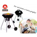 Barbacoa con ruedas , Deluxe Kolgrill 81x54x54 cm - BBQ COLLECTION