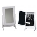 Organizador de joyas con espejo joyero en forma de armario (37 x 19 cm) - JEWELLERY CABINET