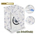 Funda cubierta protectora de plástico anti-manchas para la lavadora medida universal 80 x 60 x 60 cm - WELKHOME