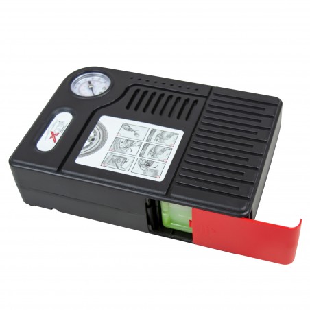 EF029 Kit reparación XONE Bomba neumáticos de emergencia y líquido de reparación