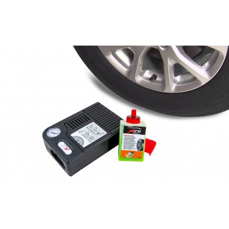 EF029 Kit reparación XONE Bomba neumáticos de emergencia y líquido de reparación