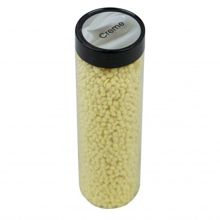 120015 Cera depilatoria en granos para calentador de cera CREMA sin uso tiras