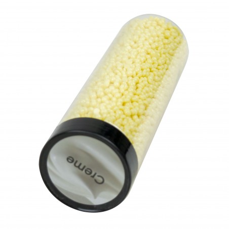 120015 Cera depilatoria en granos para calentador de cera CREMA sin uso tiras