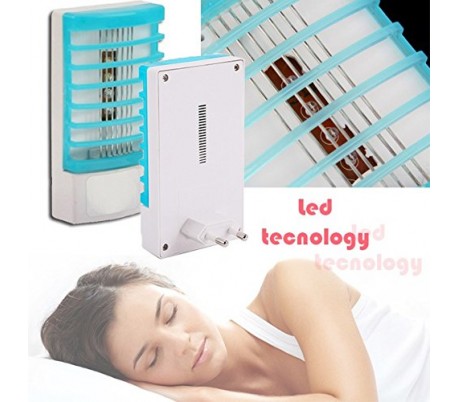 Repelente insecticida LED contra insectos mosquitos y moscas a corriente 12V