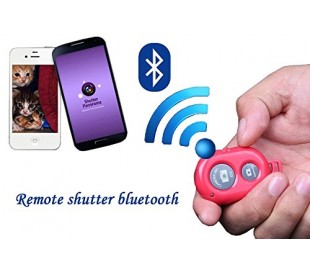 Mando a distancia control remoto con Bluetooth para palo selfie forma llavero 