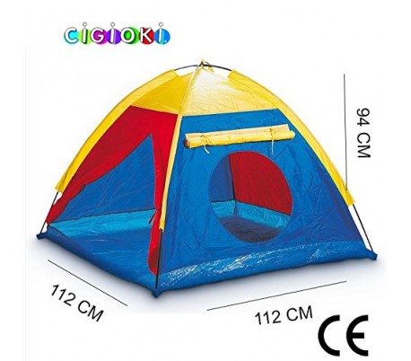 Tienda de campaña infantil en forma de iglú con ventana / 112x112x94 cm Linea Cigiochi