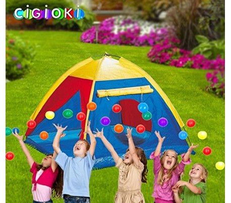 Tienda de campaña infantil en forma de iglú con ventana / 112x112x94 cm Linea Cigiochi