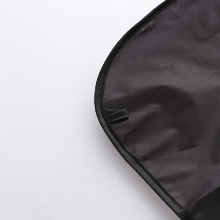 177890 Delantal con capa recoge pelo de la barba con ventosas para cristal