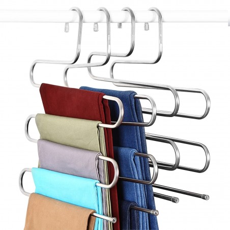 181149 Soporte perchas Cool Hanger organizador de ropa 5 niveles ahorra espacio