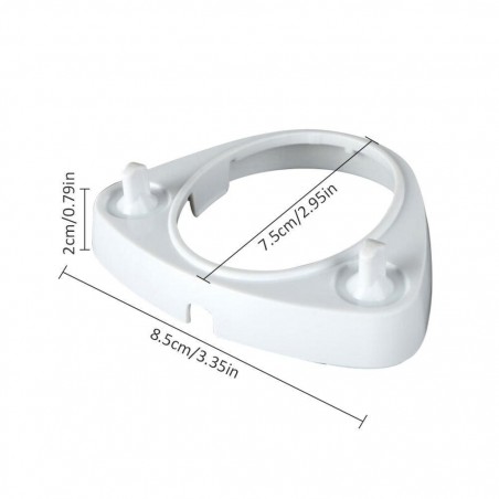 Porta base y cepillo de dientes eléctrico con doble gancho de fijación oral b