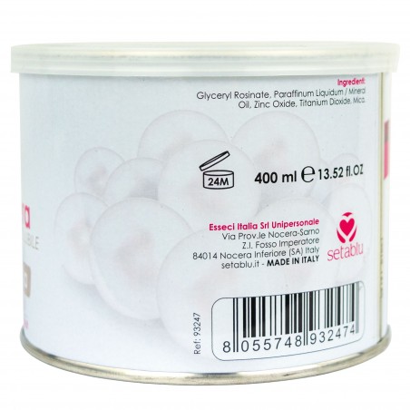 932474 Cera depilatoria liposoluble SETABLU perla para pieles sensibles 400 ml