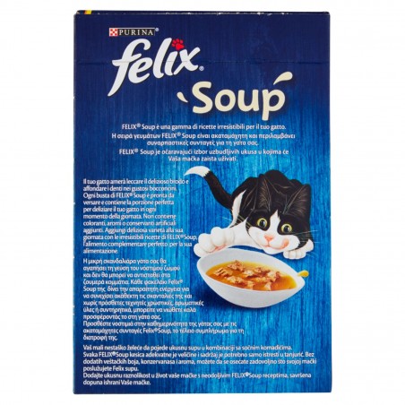 Maxi Pack 6x 288g Bolsitas de sopa Felix Seleccion mixta Carne de res Pollo Atún