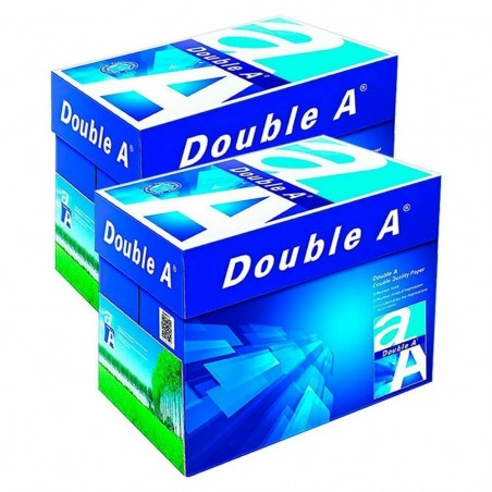 015430 Pack 10 paquetes de 500 hojas 80 GR A5 Doble A Premium