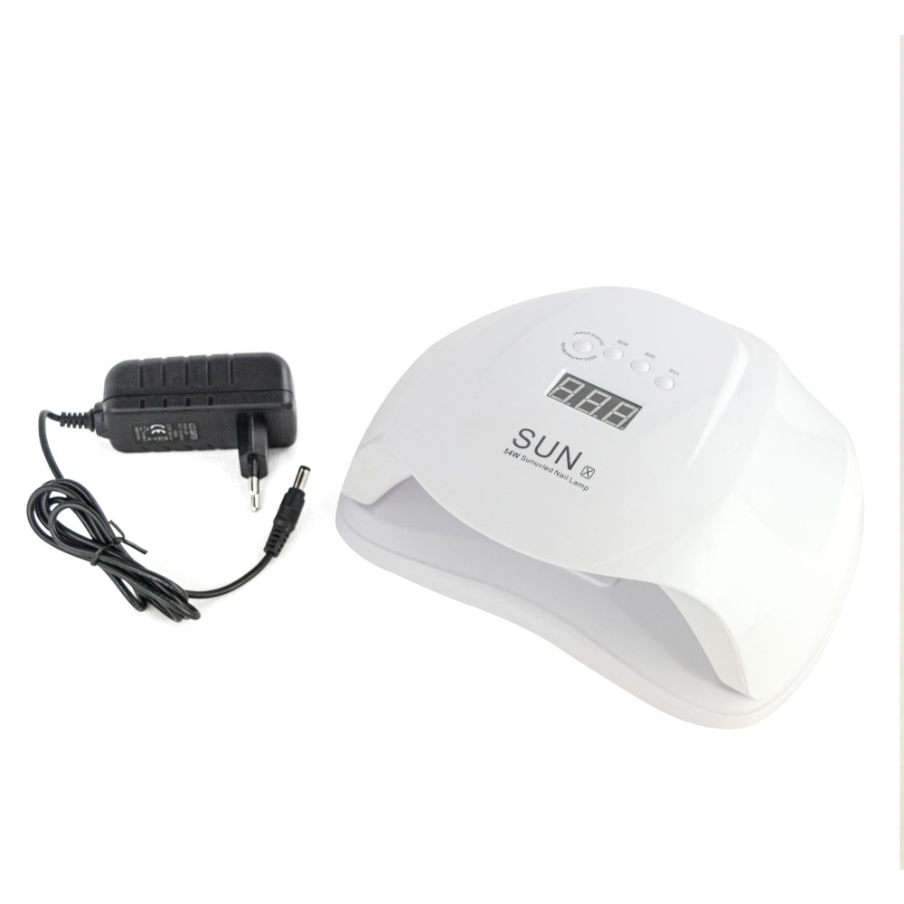 067023 Lámpara 54W UV 36 LED con temporizador...