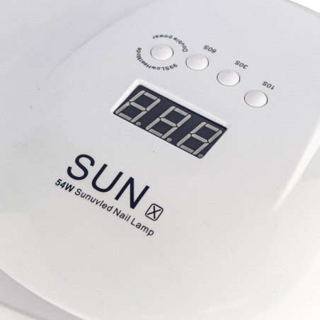 067023 Lámpara 54W UV 36 LED con temporizador de pantalla reconstrucción uñas