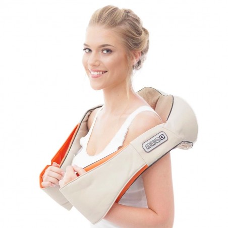 Masajeador de Cuello Amasamiento Función Térmica Dolores Cervicales y Lumbares