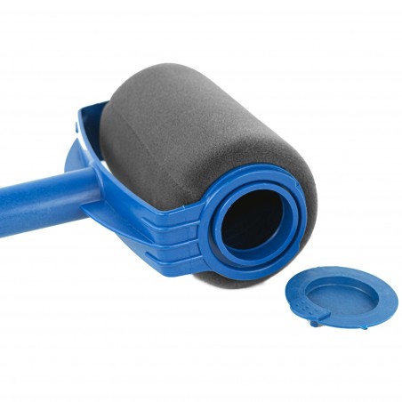 Rodillo de pintura anti-goteo con tanque recargable y mango extensible