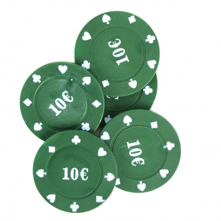 Set 200 fichas de colores en caja de fichas especial para Texas Hold Em Poker
