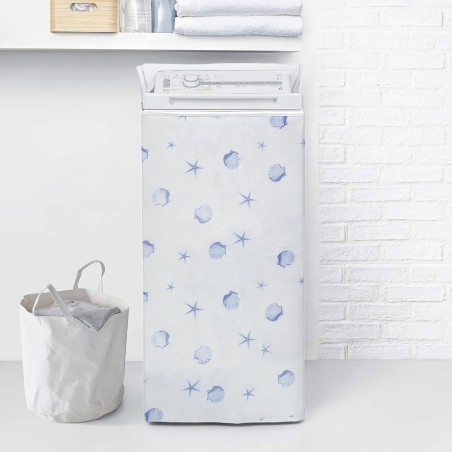 028360 Funda lavadora cierre con cremallera carga superior 80x45x65cm CONCHAS