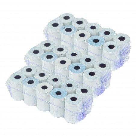 Paquete 30 rollos papel térmico ONE OFFICE para POS 57mm x 20mt tubo 12mm 55gr