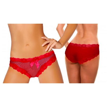 Braguita de Nochevieja para la mujer COMET (color rojo) - Ropa interior femenina