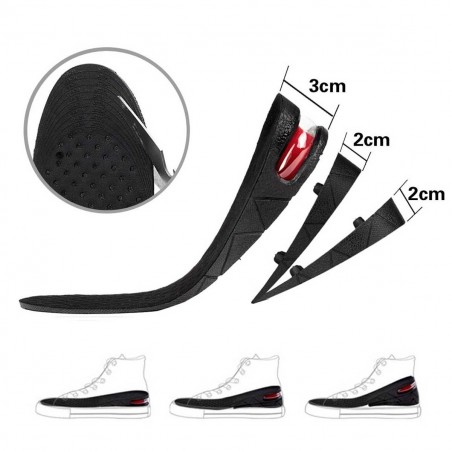 592413 Plantillas de elevación hasta 2 niveles unisex mod. PUMP tallas 36 a 43