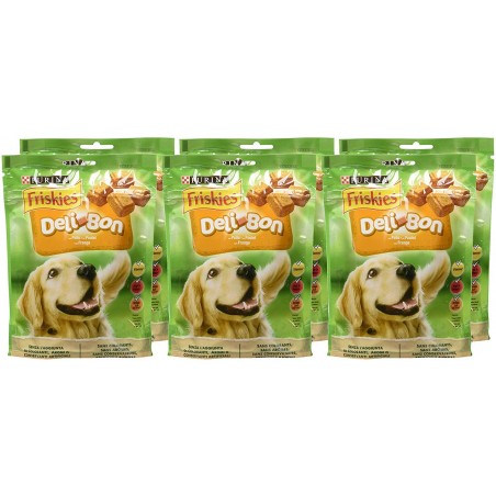 Pack 6X Bocados con sabor Pollo Purina Friskies Deli Bon sin conservantes 130g