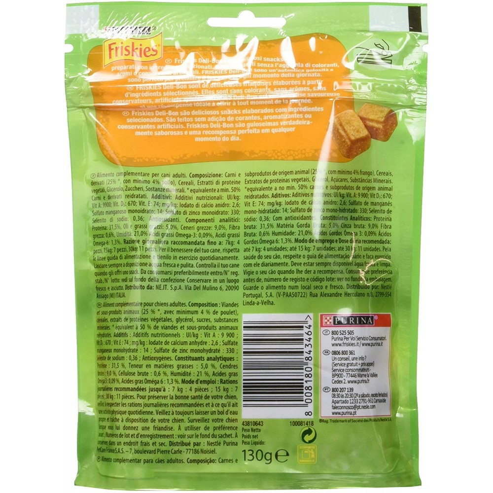 Pack 6X Bocados con sabor Pollo Purina Friskies...