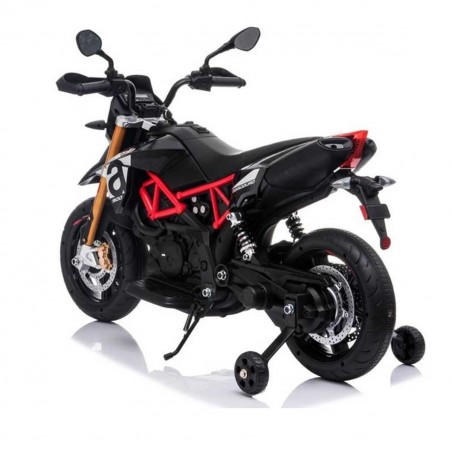 LT909 Moto eléctrica Dorsoduro 900 EVA para niños luces y sonidos