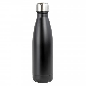 186168 Botella de agua térmica recargable 500 ml en acero sin BPA