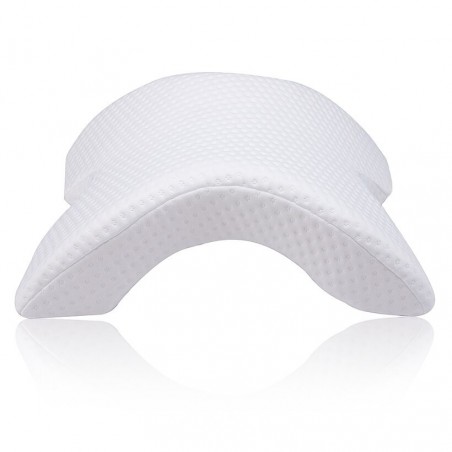 521108 Cojín cervical curvo Memory Foam ultra suave alivia problemas cervicales