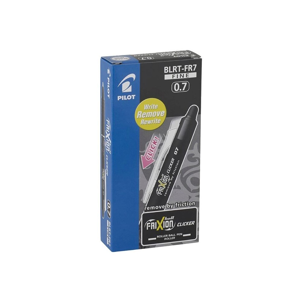 Pack 12 bolígrafos Pilot Frixion Clicker 07...