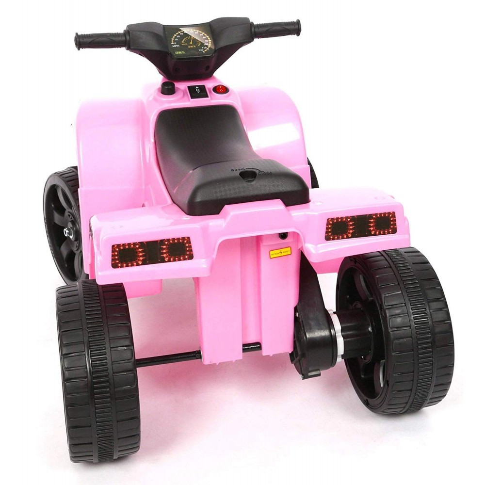 MiniQuad eléctrico para niños GIAQUINTO 6V con luces led 4Ah velocidad max.4km/h