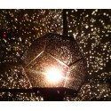 Proyector luz nocturna STAR LAMP PENTAGON - Luz de noche de estrellas planetas constelaciones efecto cielo para la habitación