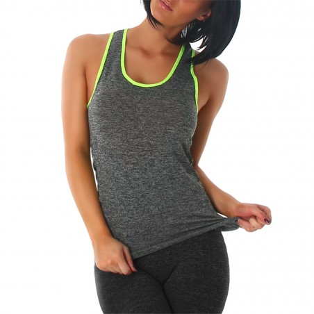 KZ-168 Camiseta deportiva de mujer modelo EASY COMFORT para correr o gimnasio