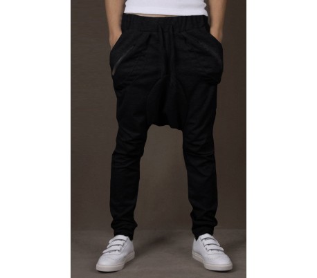 Pantalón afgano para hombre al estilo chándal y holgados mod. BAGGY - Moda masculina