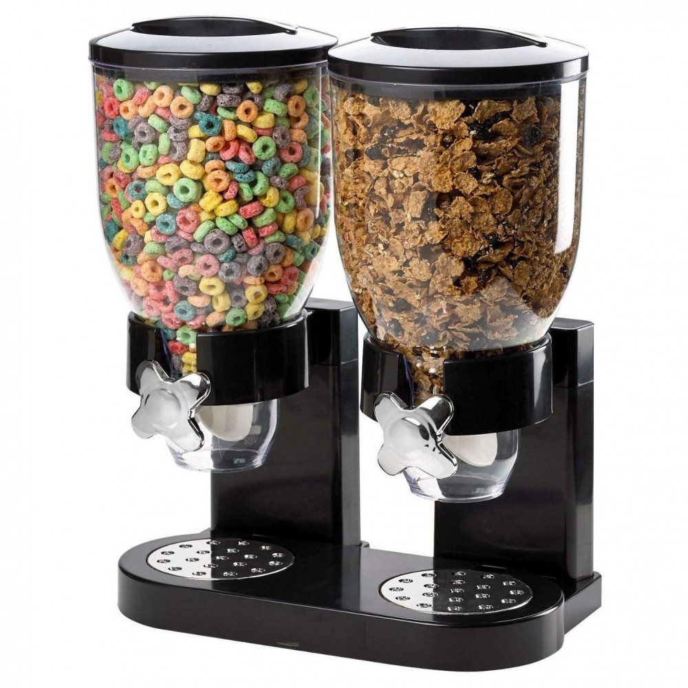 Dispensador de cereales doble contenedor 8 LT...