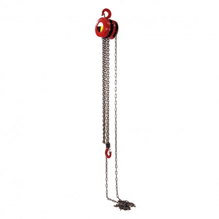 Polipasto manual de cadena cabrestante 3metros de cadena capacidad 3 t