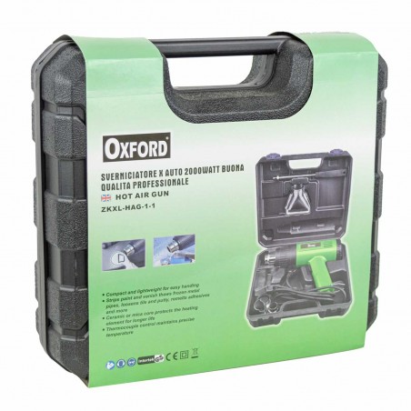 Pistola decapante de pintura térmica 2000W 350-600 grados accesorios y maletín