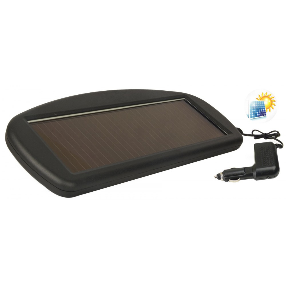 Panel solar para cargar batería coche 12V...