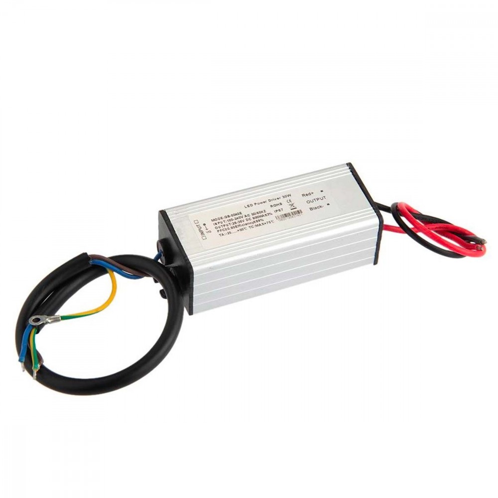 LED DRIVER Transformador 16-40V 30 Watt Alimentador para placas led y focos led DC