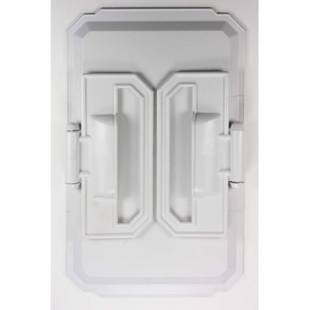 Bandeja universal de 30,5x19cm para reposabrazos con fijación por muelle