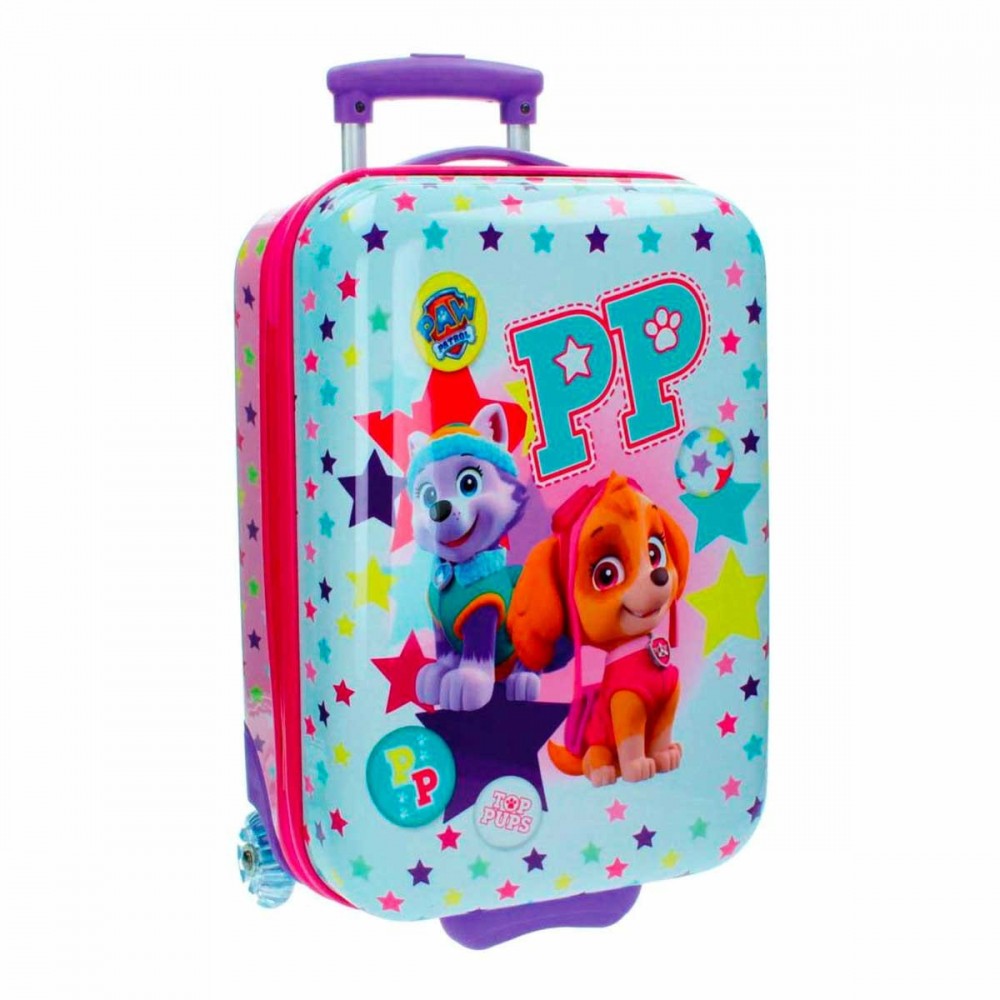 2710351 Maleta trolley rigida equipaje de mano con en ABS PAW PATROL 31x50x20cm