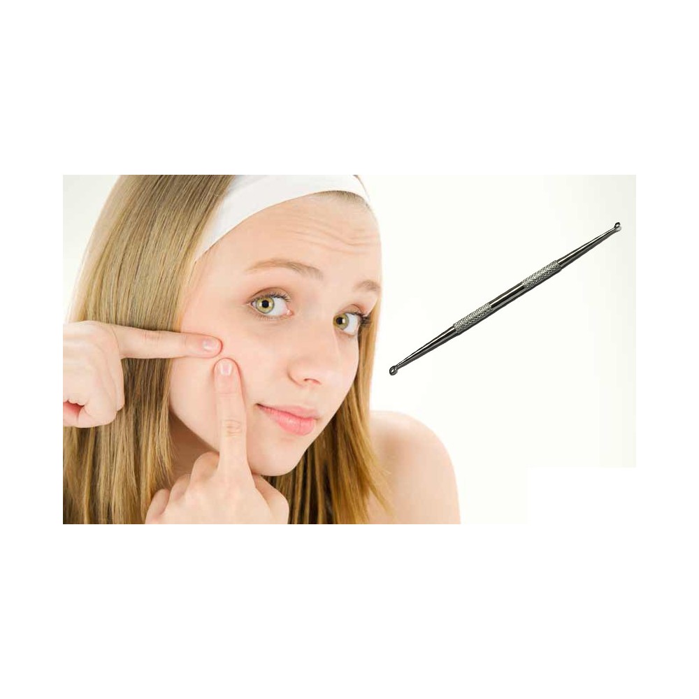Aguja extractora anti-acné para puntos negros -...