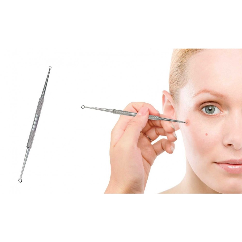 Aguja extractora anti-acné para puntos negros -...