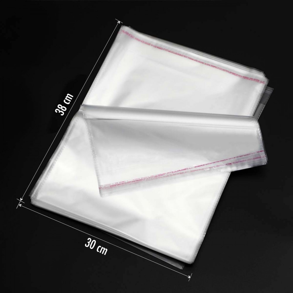 100 Bolsas transparentes de plástico sobres de...