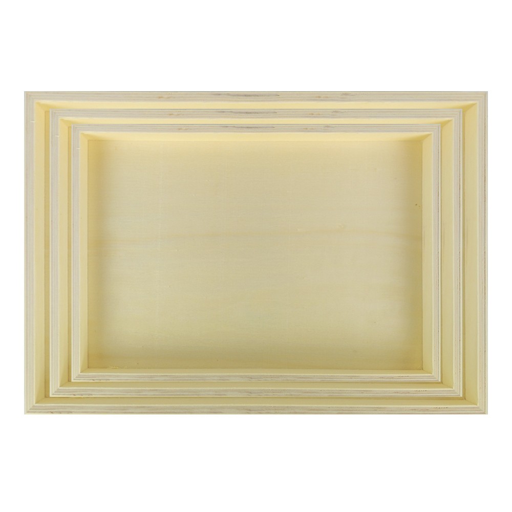 Set de 3 cajas de decoupage CuoriFoglio en...