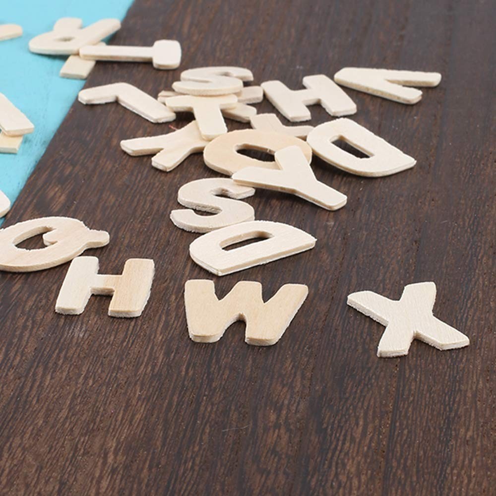 Caja de letras para decoupage en madera clara...