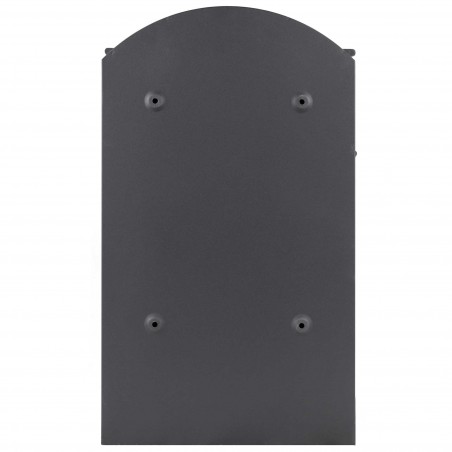 Buzón residencial en acero pintado con pintura en polvo 24x8x40h cm