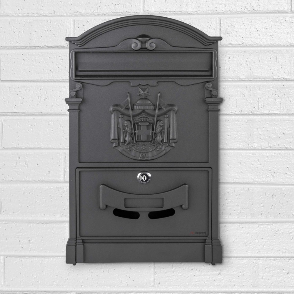 Buzón residencial en acero pintado con pintura...